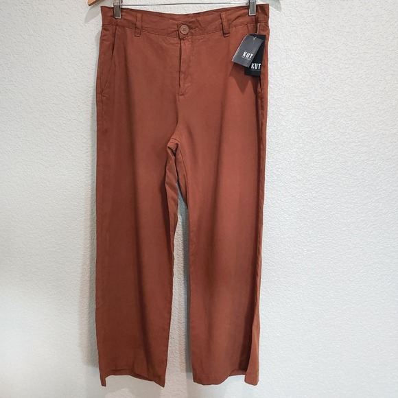 Kut from the Kloth Pants - NEW Kut From Kloth Brown Wide Leg Pants Size 6